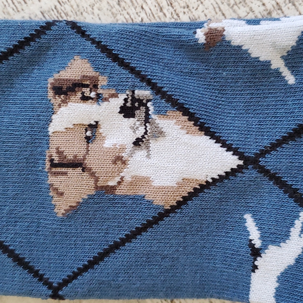 New Wheelhouse Jack Russell Terrier Dog Socks Women's Sock Size 9-11 - Picture 4 of 6